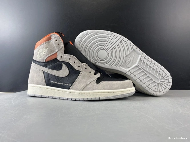 MaikeSneakers Jordan1 Grey Crimson WellDesigned Neutral Hyper Retro 555088- 3773 1027